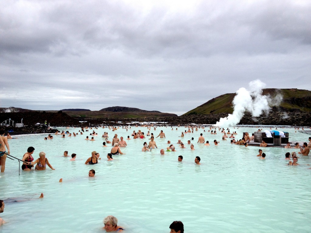 A crowded Blue Lagoon