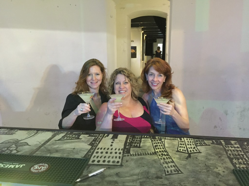 Sallie, Anne and Me - first rum drink at FAC