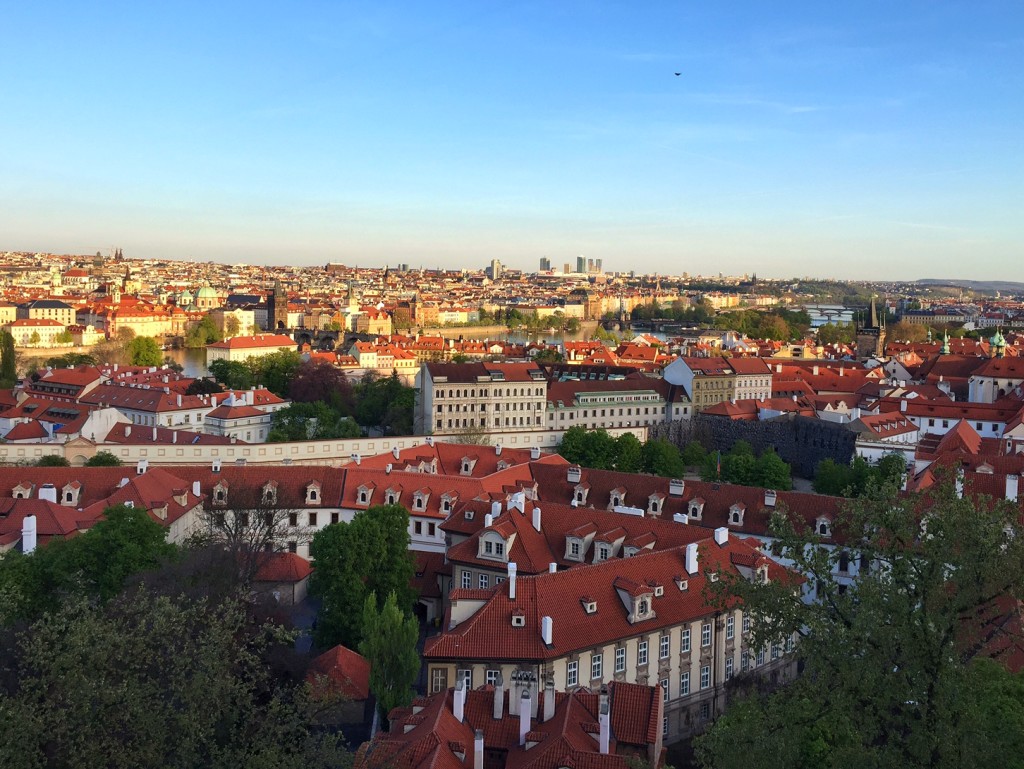 View from Prague Castle across the river